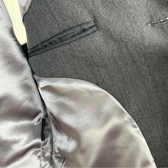 Artful Dodger vest NWT Vest Mens Grey Waistcoat 5 Button Sz.2XL Wool Mix Pockets - Picture 9 of 12